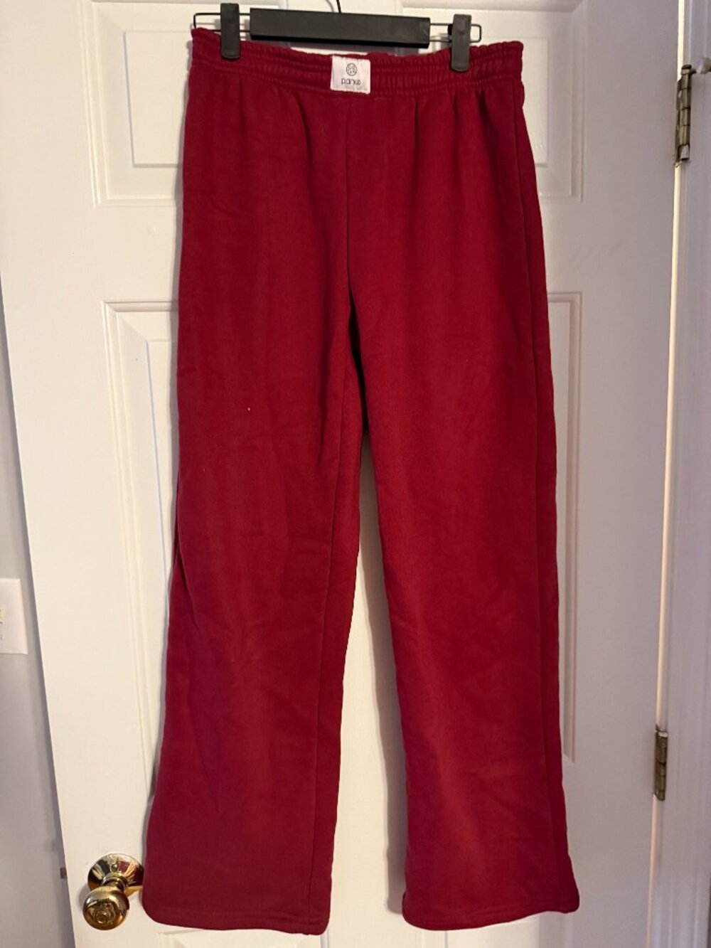 Parke Burgundy Boxer Sweatpants xs
